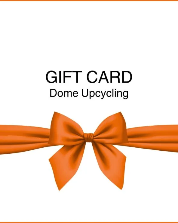 gift card / lahjakortti dome upcycling